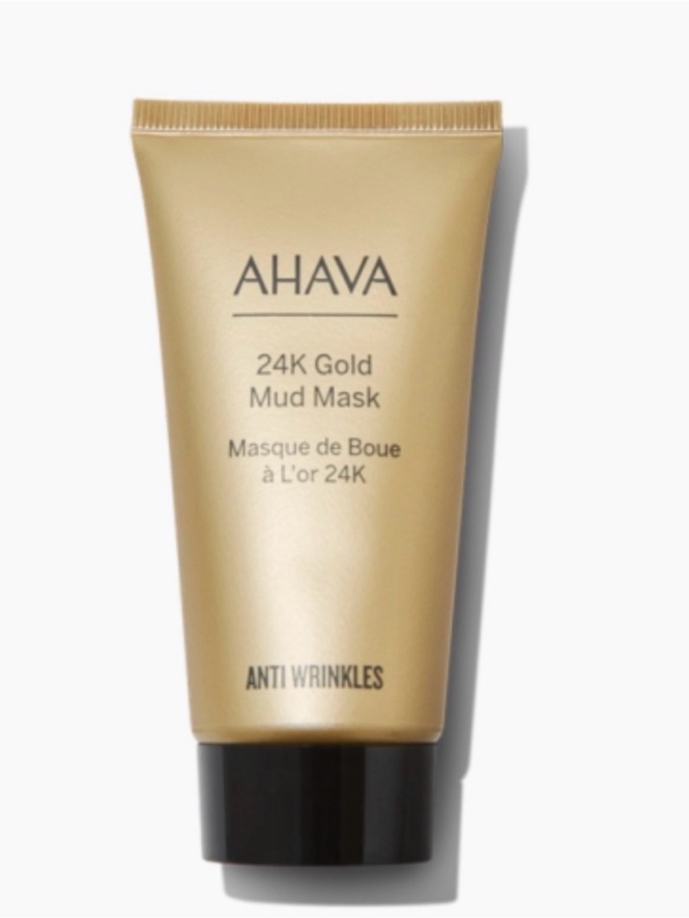AHAVA 24K Gold Mud Mask - Gold and Black